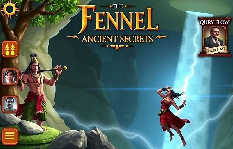 Fennel Ancient Secrets Quest Gameplay Fennel Ancient Secrets gameplay showing quest interface with Indian mythological characters